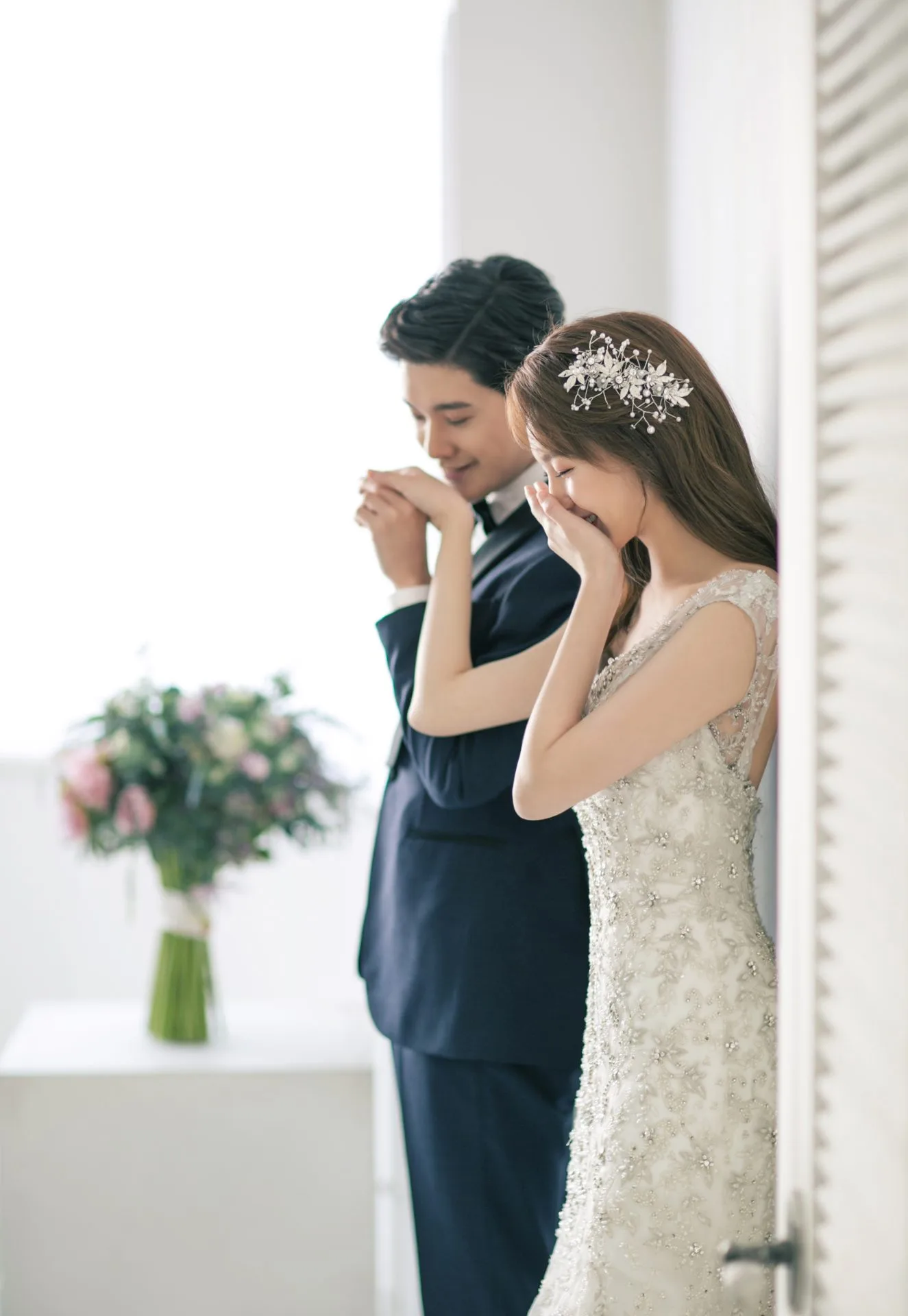 2018 new sample black label 韩国婚纱照 photos - 2